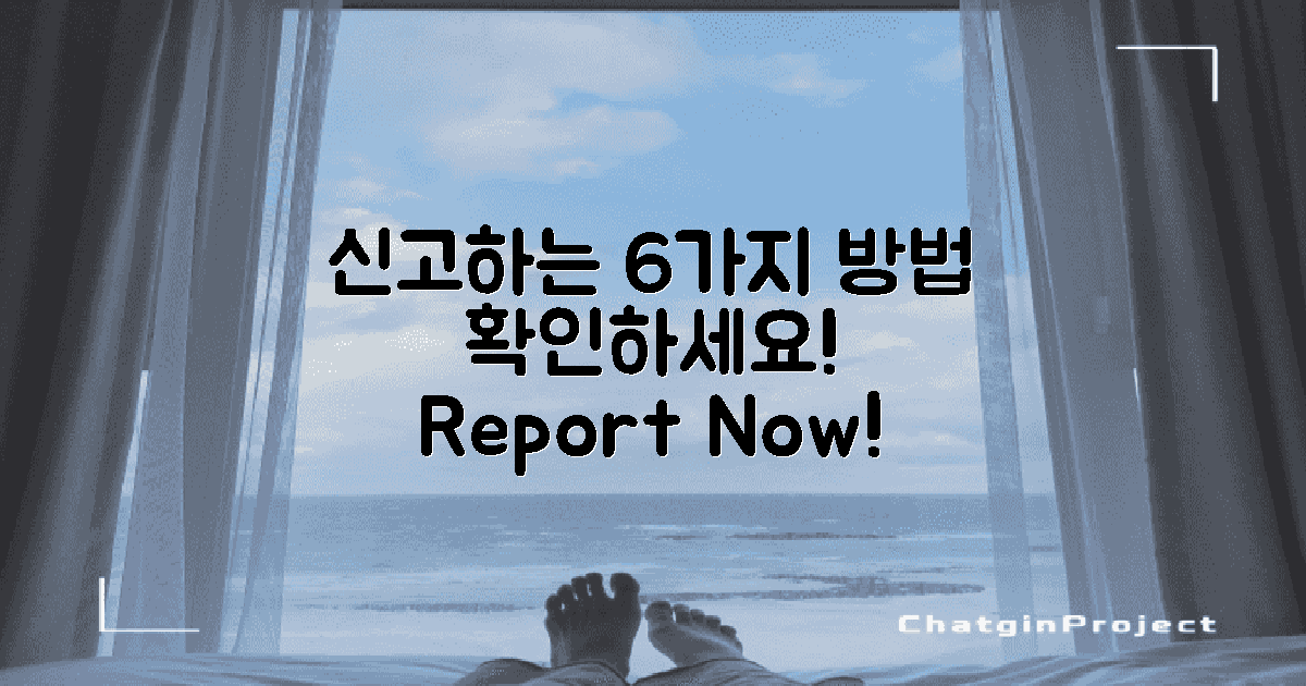 6가지 신고 방법
