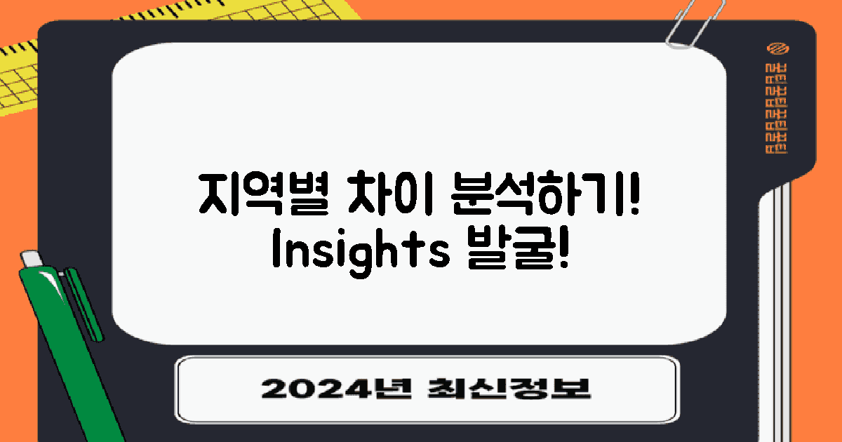 지역별 차이 분석