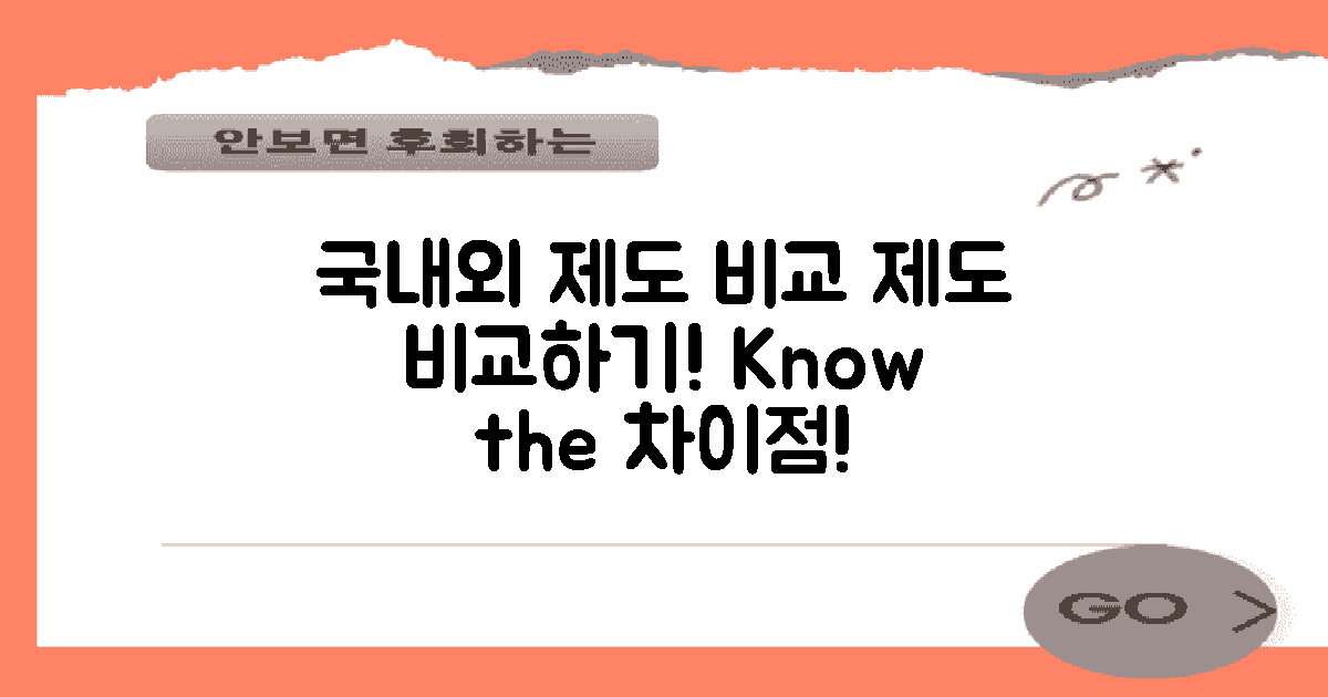 국내외 제도 비교하기