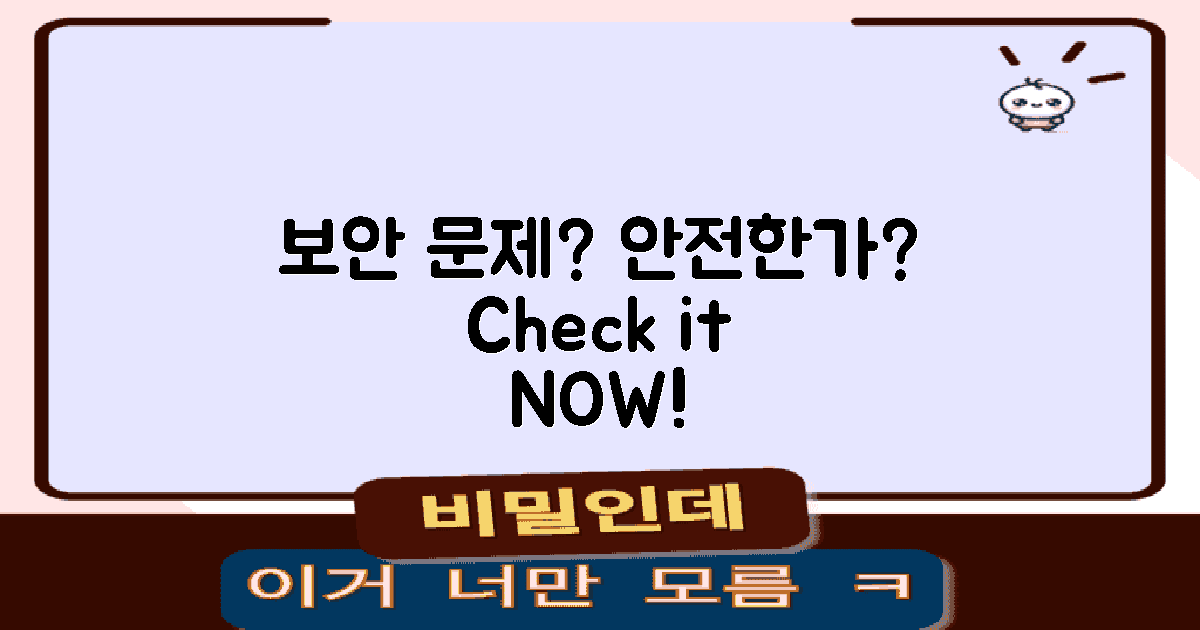 보안 문제는 없을까?