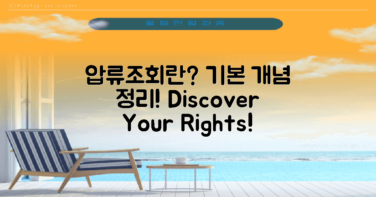 압류조회 기본 개념