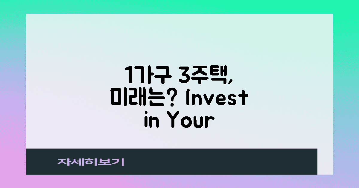 1가구 3주택의 미래