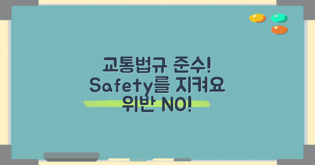 교통법규를 준수하세요